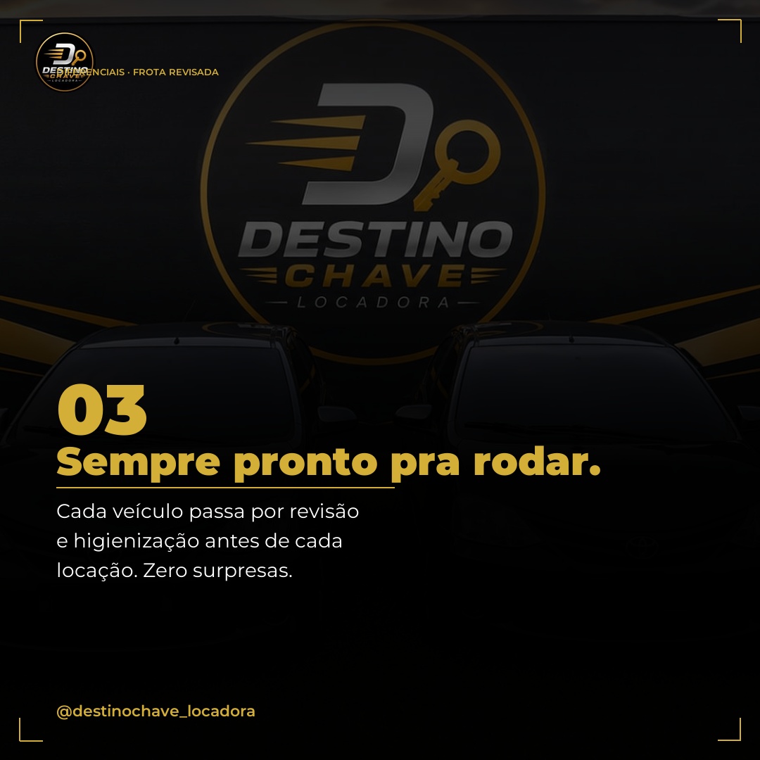 Carro revisado — Destino Chave