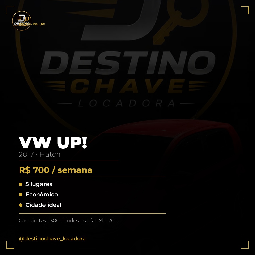 Volkswagen Up — Destino Chave