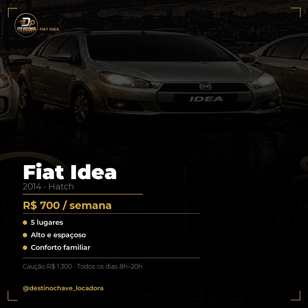Fiat Idea — Destino Chave
